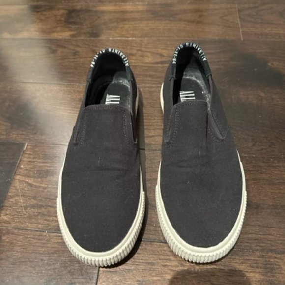 ALLSAINTS Manny_Black Slip On Men's US 9 EU42 sneakers fit on small side - Picture 4 of 10